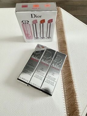 Dior Addict Lip Glow Trio — Pink, Coral, Rosewood